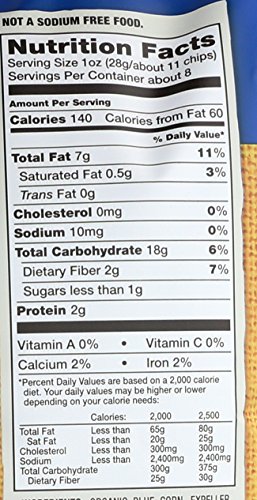 Garden of Eatin' No Salt Added Blue Corn Tortilla Chips, 8.1 oz. - Thumbnail 2