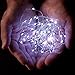RTGS 30 LEDs Cold White Color String Lights Silver Wire Indoor and Outdoor 9.5 Feet Firefly Starry Fairy Lights Battery Powered for DIY, Christmas, Holidays, Party, Bedroom and Centerpieces