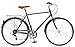Critical Cycles Beaumont-7 Seven Speed Men's Urban City Commuter Bike, Charcoal, 58cm (Large)