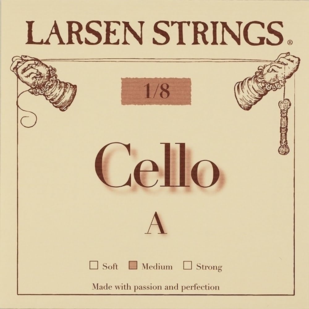 LARSEN STRINGS cello strings Original Fractional - small sizes A 1/8 Medium