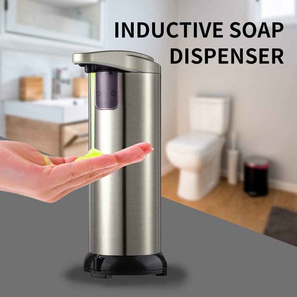 JSPOYOU Touchless Automatic Soap Dispenser Liquid Hands-free Auto Hand Soap Dispenser: Clothing