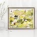 Winnie The Pooh 100 Acre Wood - 11x14 Unframed Print - Great Classic Winnie The Pooh Nursery Art/Childrens Bedroom Art/Playroom Decor, Also Makes a Great Gift Under $15