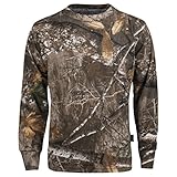 King's Camo Kids Classic Long Sleeve Shirt Realtree Edge