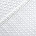 Lazzzy White Cafe 36 Inch Waffle Textured Tier Curtains for Bathroom Half Window and Living Room Bedroom Light Filtering Drapes Rod Pocket 2 Panels