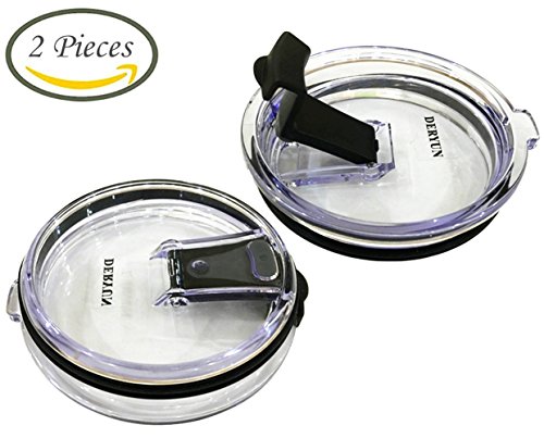 Deryun Spill Proof and Splash Resistant Lid For Yeti Rtic Ozark Trails Tumbler Rambler Cups 20 oz (2 pcs) (20 oz 2 pieces) Deryun Spill Proof and Splash Resistant Lid For Yeti Rtic Ozark Trails Tumbler Rambler Cups 20 oz (2 pcs) (20 oz 2 pieces)