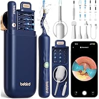 Bebird Earsight Plus D39R Ear Wax Removal Tool Camera, FSA HSA Eligible Items, Ear Cleaner with Flexible Ear Camera Otoscope, Visual Ear Pick Tweezers Wax Remover, Ear Cleaning Kit for Family