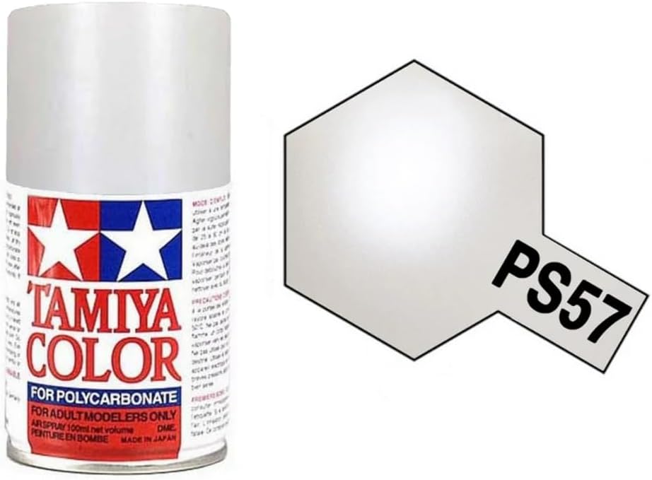 Tamiya PS-57 Pearl White Spray Paint 100ml for RC Bodyshells