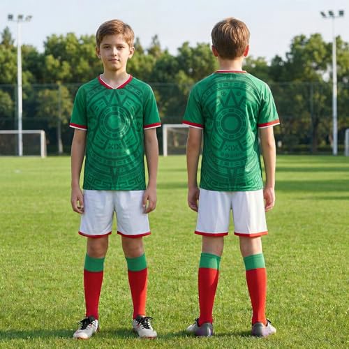 ASVEL Conjunto de Playera de Fútbol, Conjunto Unisex de Ropa Deportiva de Fútbol, Camisetas y Pantalones Cortos con Calcetines, Camiseta de Regalo para Aficionados