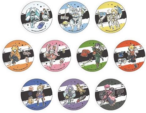 Amazon コンパス戦闘摂理解析システム 01 グラフアート 缶バッジ Box バッジ ホビー