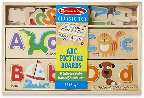 ABC Picture Boards + FREE Melissa & Doug Scratch Art Mini-Pad Bundle [97864]