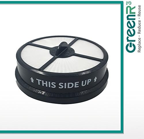 GreenR3 1-PACK Air Filter True HEPA for EUREKA HF-16 Fits 68175 68115 AS5200 Endeavor NLS 5400A Pronto All Floors Never Looses Suction Excel HF16 Replacement Cleaning Tool Accessories Part and more