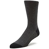 Bresciani Mid-Calf Jacquard Cotton Men's Italian Dress Socks
