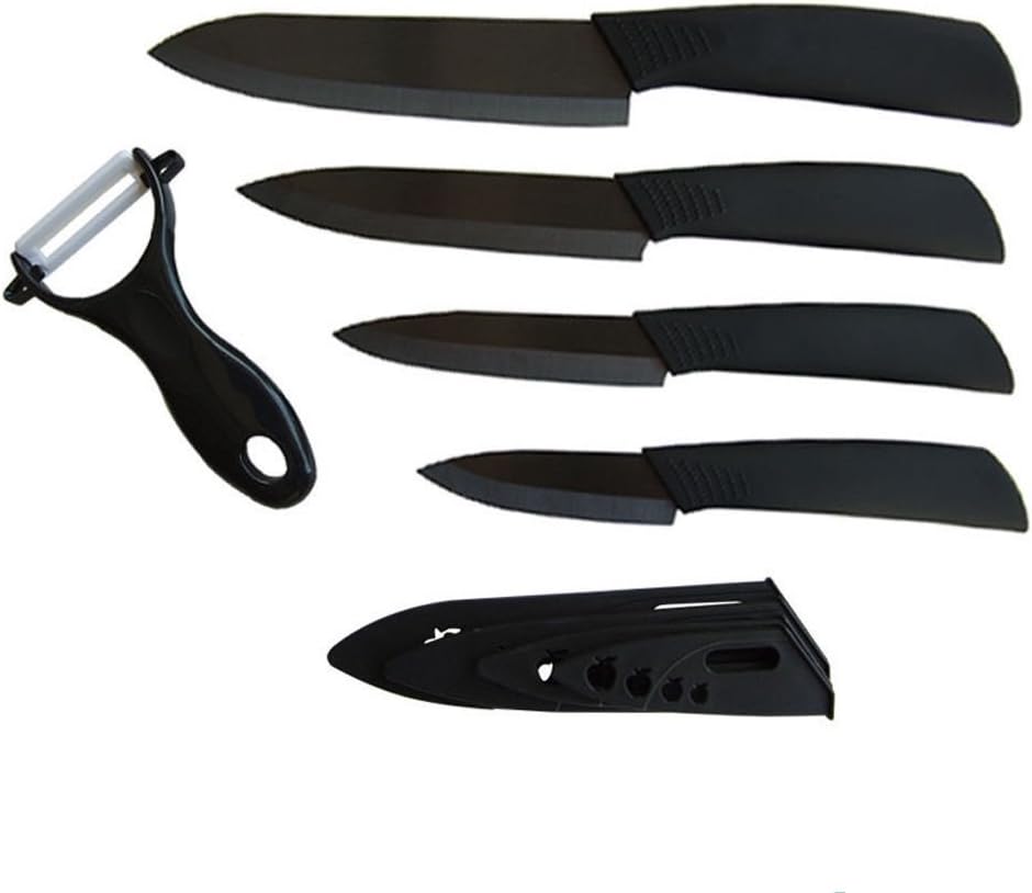 5 Pcs Ceramic Utility Peeler Knife Knives Best Tool For Cutting The Fish, Fruits, Vegetables, Meat And Guaranteeing Family Especially Baby's Health