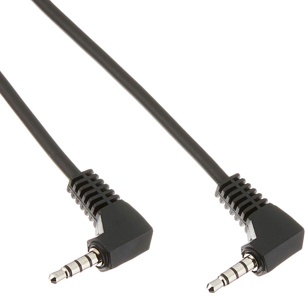 Pro Signal PSG03749 3.5mm 4 Pole Jack Plug to Plug Lead, 1.5m Black