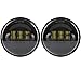 7 inch Daymaker LED Headlight DOT Kit Set Fog Passing Lights for Harley Davidson Ultra Classic Electra Street Glide Road King Heritage Softail Deluxe Slim Fatboy Motorcycle Headlights Headlamps Black