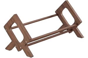 Retro Tilting Desktop Bookshelf | Small Wooden Book Storage Rack with Magazine Holder for Home Decor Book Storage Rack Retro 