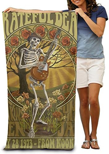 Fengziya Grateful Dead Band Beach Towel For Adults / 31.5'' 51.2''