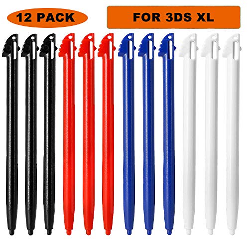 12 Pcs Stylus Pens for Nintendo 3DS XL – COCOTOP Compatible Console Slot Video Game Replacement Plastic Stylus Touch Pen for 3DS XL 3DS LL – Mix Color