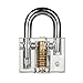 LeaningTech Lock Padlocks Training Set Locksmith with Crystal Cutaway of 3 Most Common Locks
