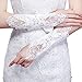 Wedding Bridal Elastic Elbow Lace Satin Gloves Ladies Elegant Party Dress Gloves