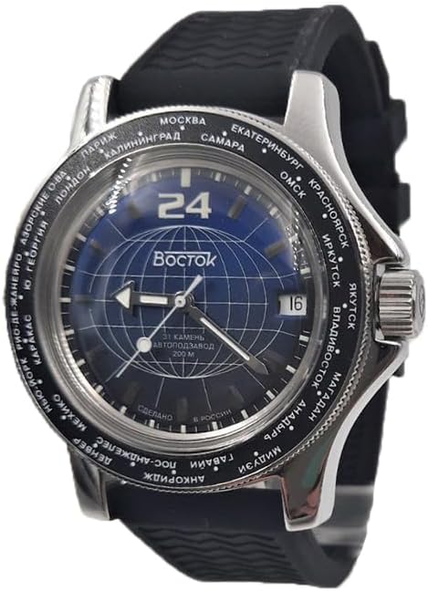 Amazon.com: Vostok Original Mens Watch Amphibia 13004V Mechanical