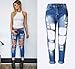 RieKet Women Distressed Boyfriend Ripped Jeans for Juniors