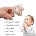 Baby Love Home 70mm 10pcs Thick and Thin Natural Maple Wooden Rings DIY Wooden Teether Jewelry Necklace Bracelet Pendant Baby shower Gift