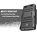 Circlemalls [Combo Holster] And Built-In Kickstand Case Hybird Shockproof Phone Cover And Stylus Pen Compatible For [ZTE Zmax 2] With [Premium Screen Protector]-Black