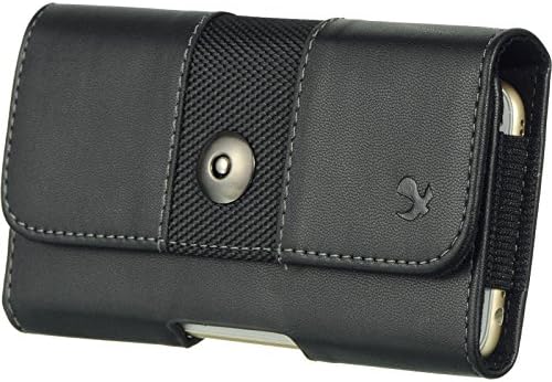 Belt Clip for iPhone 6 Plus and Others - Retail Packaging - Black/Black