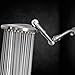 HealthyLifeStyle! Shower Head | Rainfall High Pressure 9.5” with Adjustable Extension Arm | 109 Self-Clean Jets | Chrome, White and Brushed Nickel (Chrome)