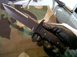 Amazon.com: Gerber Silver Trident Knife, Double Serration ...