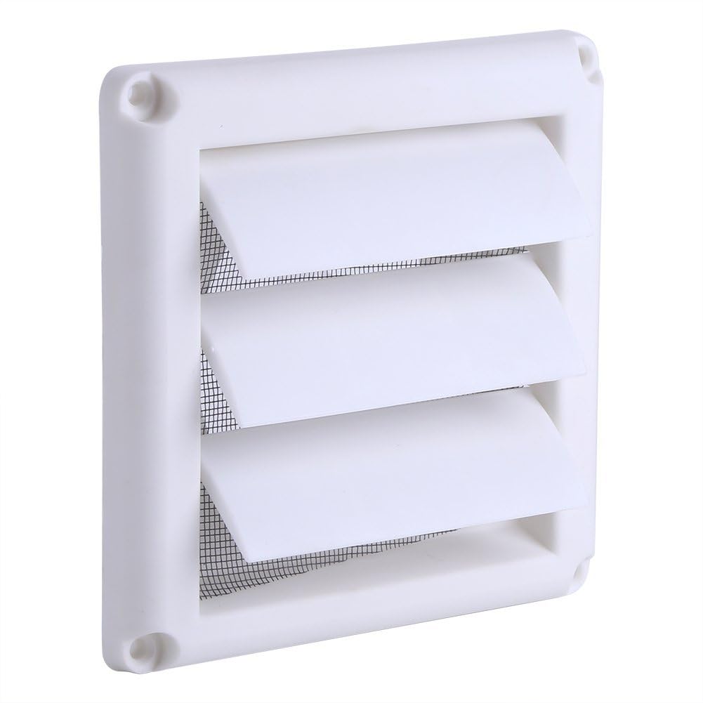Wall Air Vent Ventilation Grille Plastic Outlet For Keeping Indoor And Outdoor Air Circulation White(15 * 15cm)