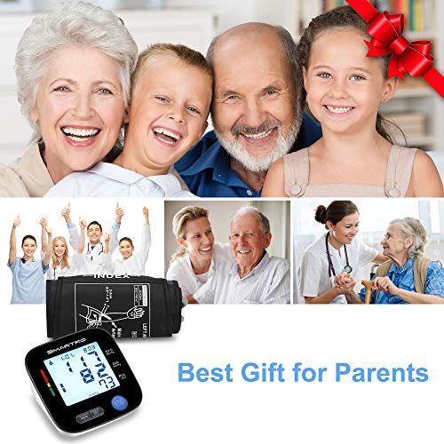 Blood Pressure Monitor Upper Arm - Digital Automatic Large Cuff BP Monitor for Home Use, 2 * 90 Memories, Storage Bag Included, FDA&CE Certificate - Thumbnail 6