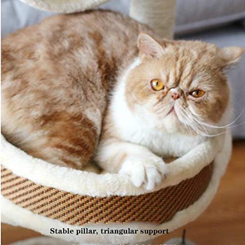 FTFDTMY-Groe-Katzenvilla-Rattan-Katzennest-Kratzbaum-Einteilige-Tierhandlung-Toy-Jump-Platform-Cat-Scratch-Board-Yan-Farbe-C