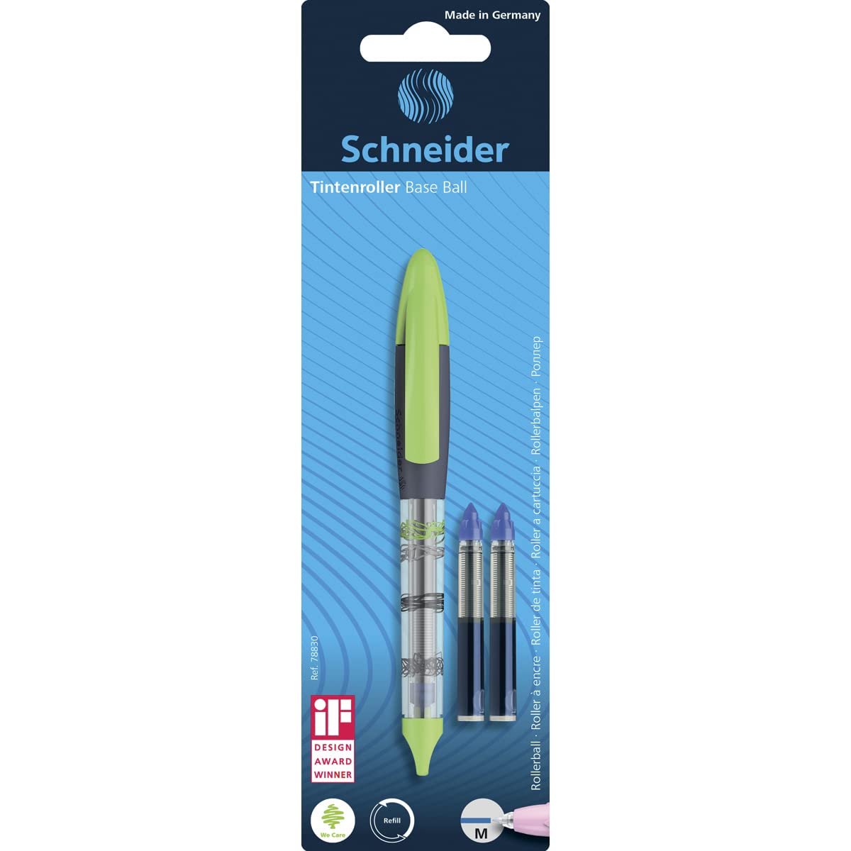 Base Ball Rollerball Pen Assorted