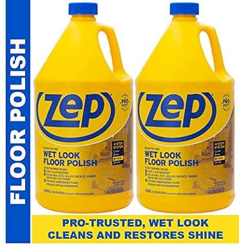 Zep Wet Look Floor Polish 128 Ounces Eczuwlff1282 Pack Of 2