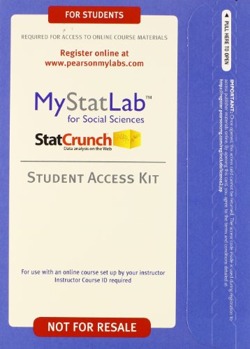Statistics for Psychology, Books a la Carte Plus NEW MyLab Statistics with eText -- Access Card Package (6th Edition)