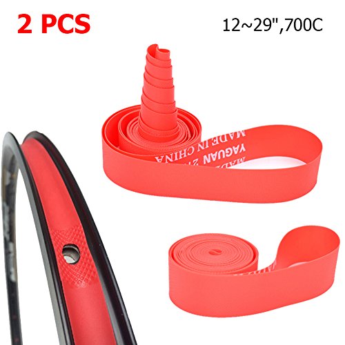 2 Pack PVC Tyre Cushion Anti-Blow out Puncture For Mountain Bike Bicycle Wheel Rim Strip Tape-20
