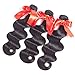 Brzailian Virgin Body Wave Hair 3 Bundles Grade 8A Unprocessed Remy Human Hair Extension Weft Weave Natural Color