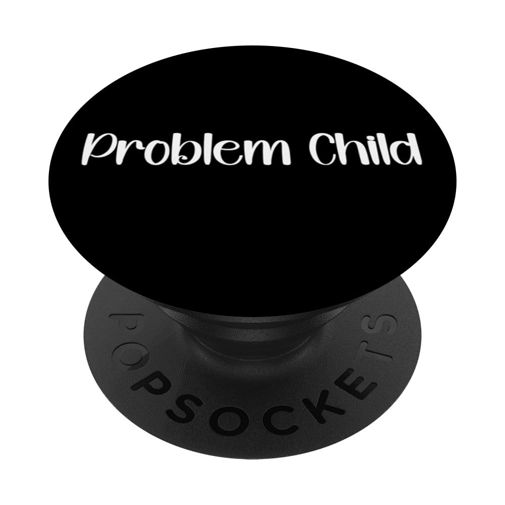 Problem Child Funny Vintage Retro Lazy Halloween Costume PopSockets Swappable PopGrip