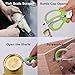 3Cworld Multifunction Kitchen Shears/Scissors - Heavy Duty (Take Apart) Kitchen Tool with Dozens of Uses (Green and Gray)