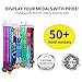 ULwysd Medal Holder, Medals Display Hanger Rack for Over 50 Medals – Brushed Stainless Steel Wall Mount Easy to Install Race Runner Medal Frame