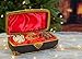 Real Gold Regal Christmas Music Box - Plays Joy to the World and We Three Kings