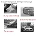 4-Pack Rainproof Car Rear View Mirror Film, Foseal Side Mirror Films Drive Safely HD Clear Nano Coating Waterproof Films Anti-Scratch Protector for SUV Car Mirrors Side Windows, Round (3.74