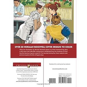 Creative Haven Norman Rockwell Classics from The Saturday Evening Post Coloring Book (Adult Coloring)