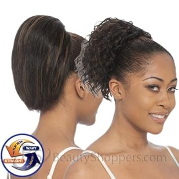 Milky Way 100 Human Hair Ponytail Indian Deep Pony 8 Wet