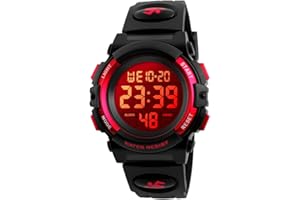Dayllon Kids Digital Watch Outdoor Sports 50M Waterproof Electronic Watches Alarm Clock 12/24 H Stopwatch Calendar Boy Girl Wristwatch