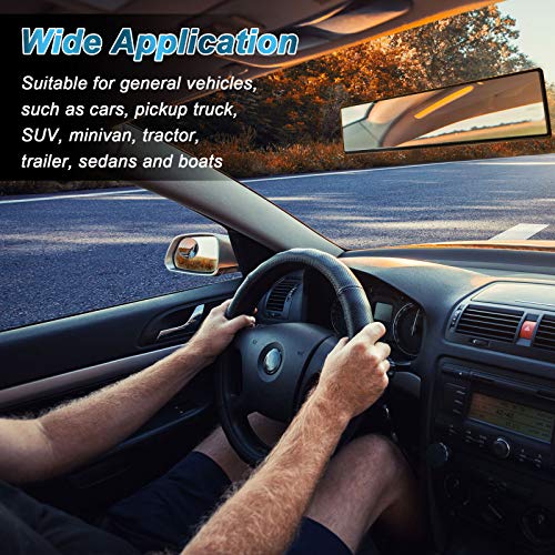 Car Rear View Mirror 300 mm Wide Rear View Mirror Flat Car Interior