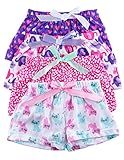 Caramel Cantina Toddler's 4 Pack Boxer Style Pajama Shorts in Fun Patterns