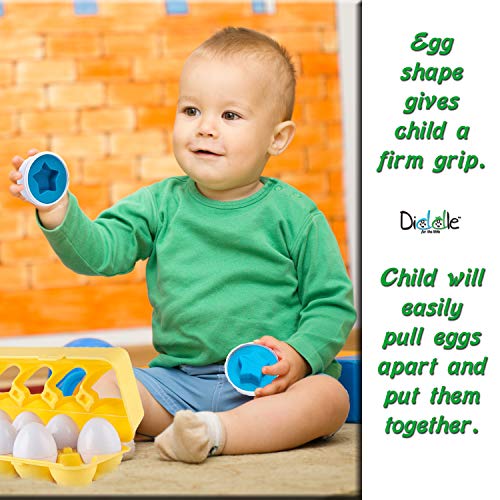 Color & Shapes Matching Egg Toy Shape Sorting & Color Recognition